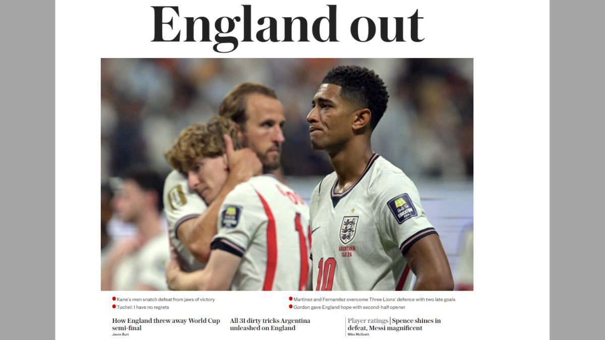 The Telegraph fue uno de los medios más críticos y denunció “artimañas” (dirty tricks) de la Selección argentina durante la semifinal frente a Inglaterra. The Telegraph fue uno de los medios más críticos y denunció “artimañas” (dirty tricks) de la Selección argentina durante la semifinal frente a Inglaterra.