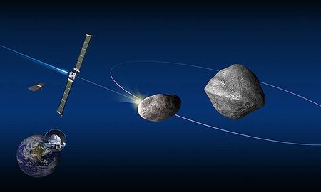 El ensayo de la Nasa para desviar un asteroide fue exitoso. El ensayo de la Nasa para desviar un asteroide fue exitoso.