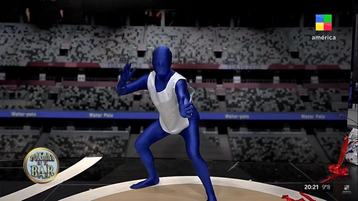 La imitación de los Juego Olímpicos en Polémica en el Bar.