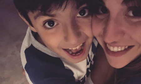 Benjamín Agüero cumplió 12 años y lo festejó de una manera muy especial: Mi pequeño gigante Benjamín Agüero cumplió 12 años y lo festejó de una manera muy especial: Mi pequeño gigante