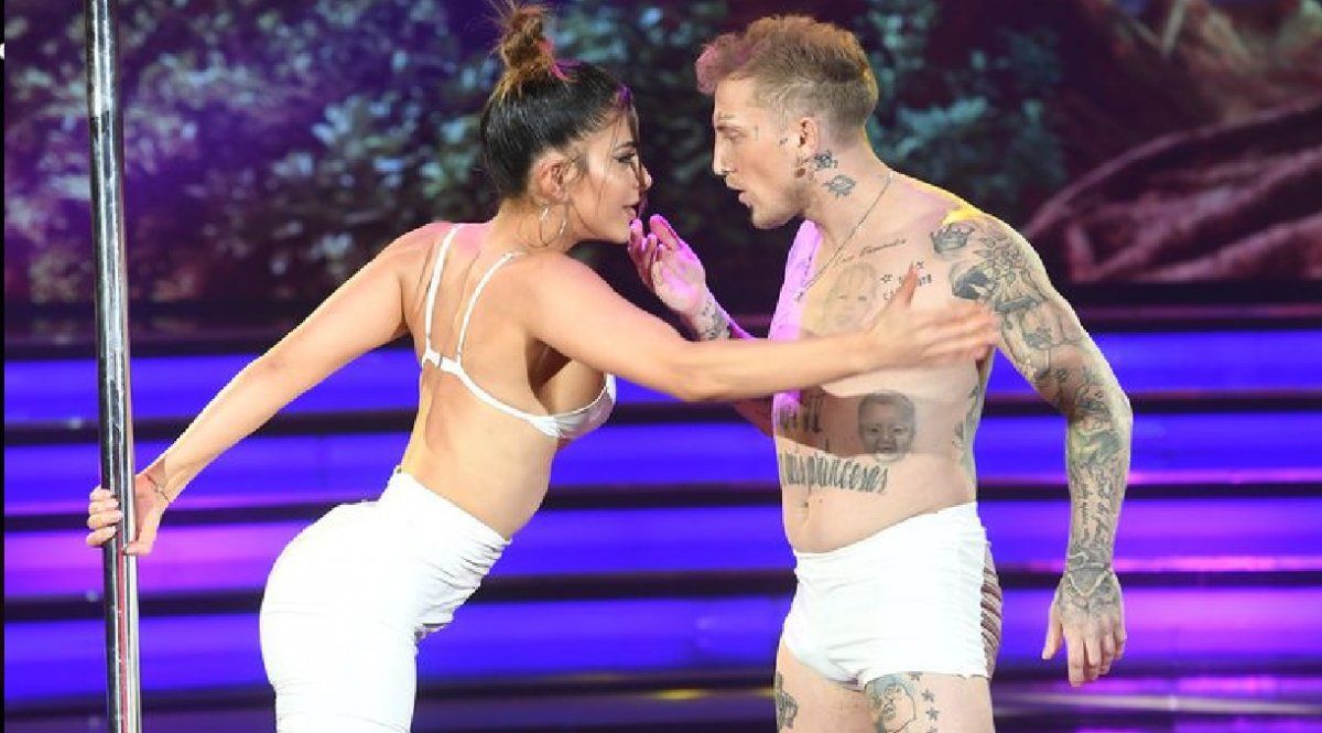Showmatch: polémica por el vestuario de El Polaco en el baile del caño