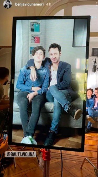 Benjamín Vicuña mostró el debut de su hijo en la televsiión.