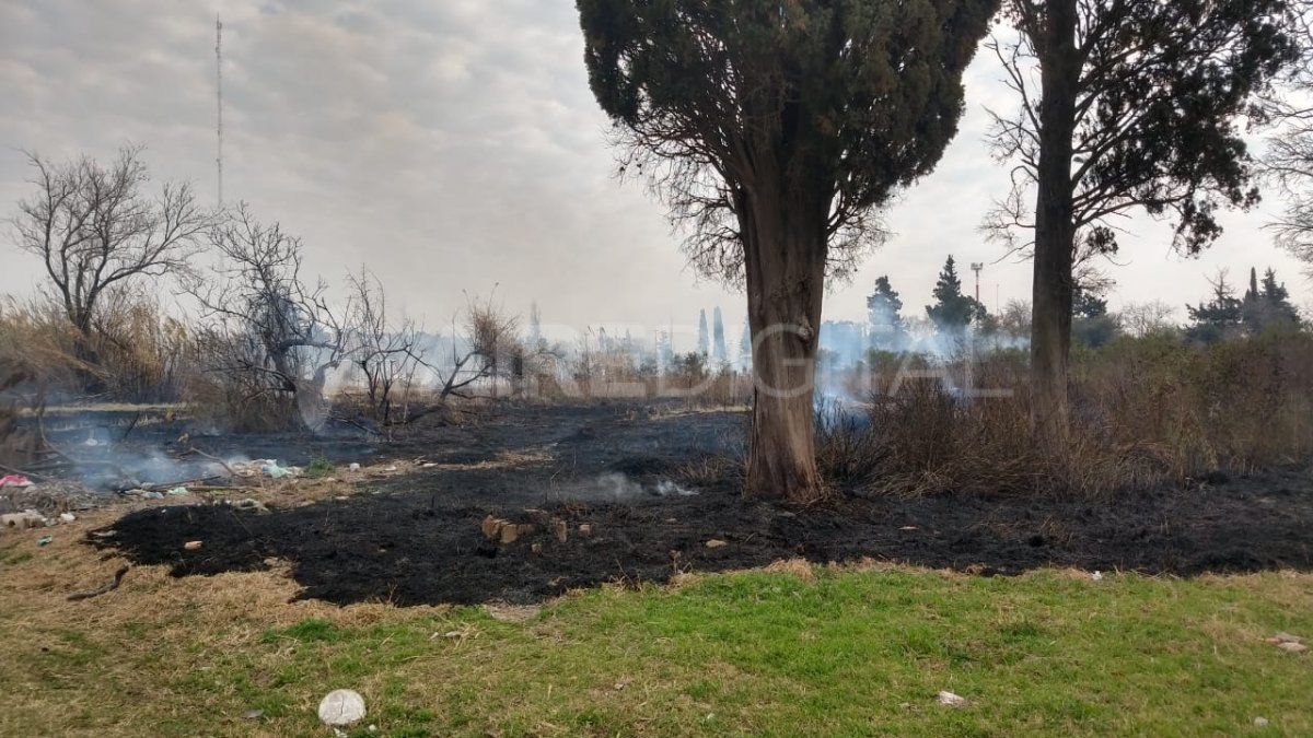 Un campo se incendió en Santo Tomé.&nbsp;