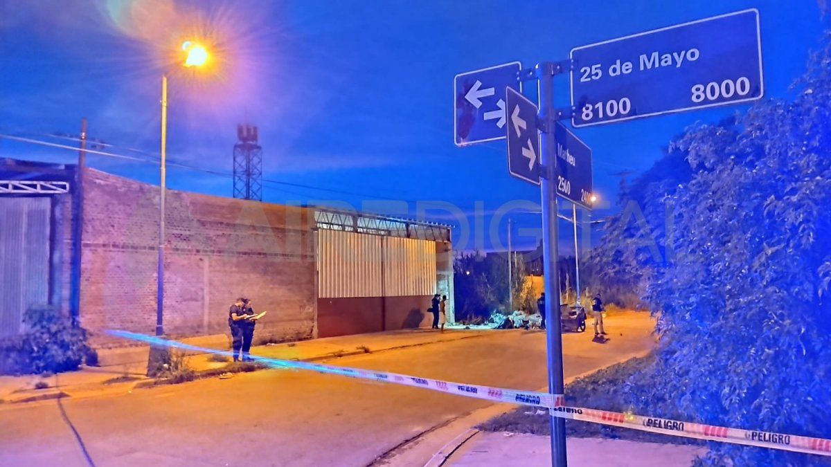 El homicidio ocurrió en la calle Matheu y 25 de Mayo.&nbsp;