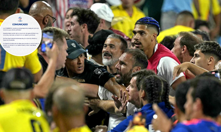 El comunicado de la Conmebol tras el escándalo en el final de Uruguay-Colombia El comunicado de la Conmebol tras el escándalo en el final de Uruguay-Colombia