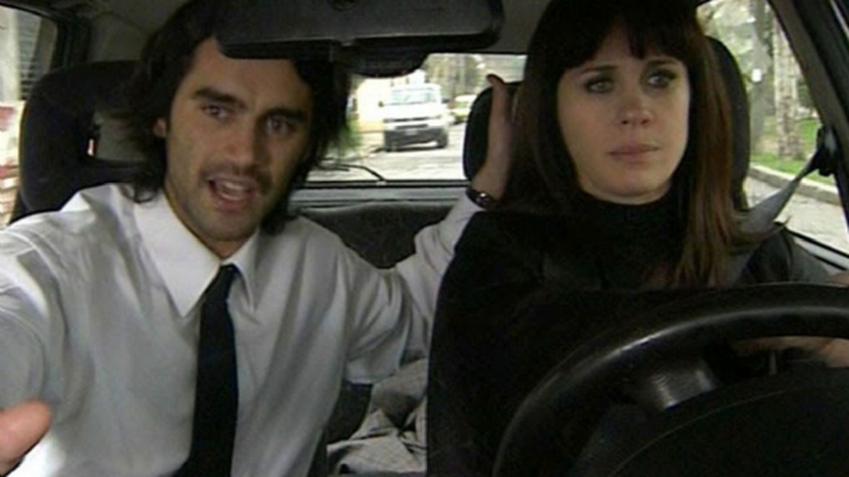 Gonzalo Heredia y Nancy Dupl&aacute;a en la serie "Socias".