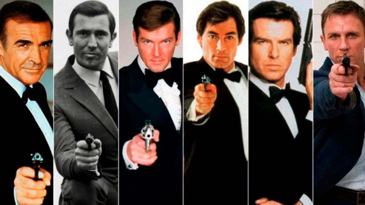 Desde el inicial Sean Connery (1962-67