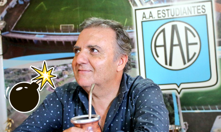 El presidente de Estudiantes explotó de bronca en la previa de Colón. El presidente de Estudiantes explotó de bronca en la previa de Colón.