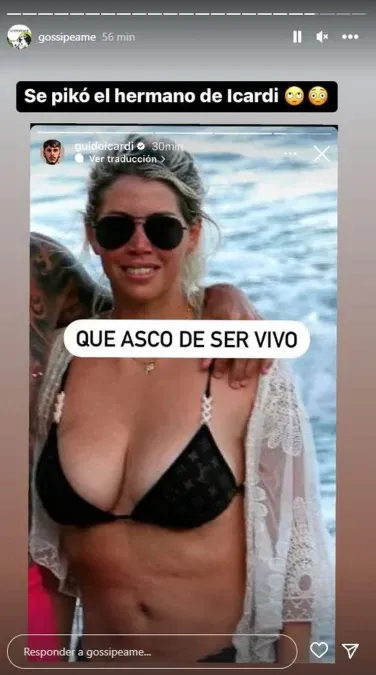 El hermano de Mauro Icardi dijo que Wanda Nara era un asco.