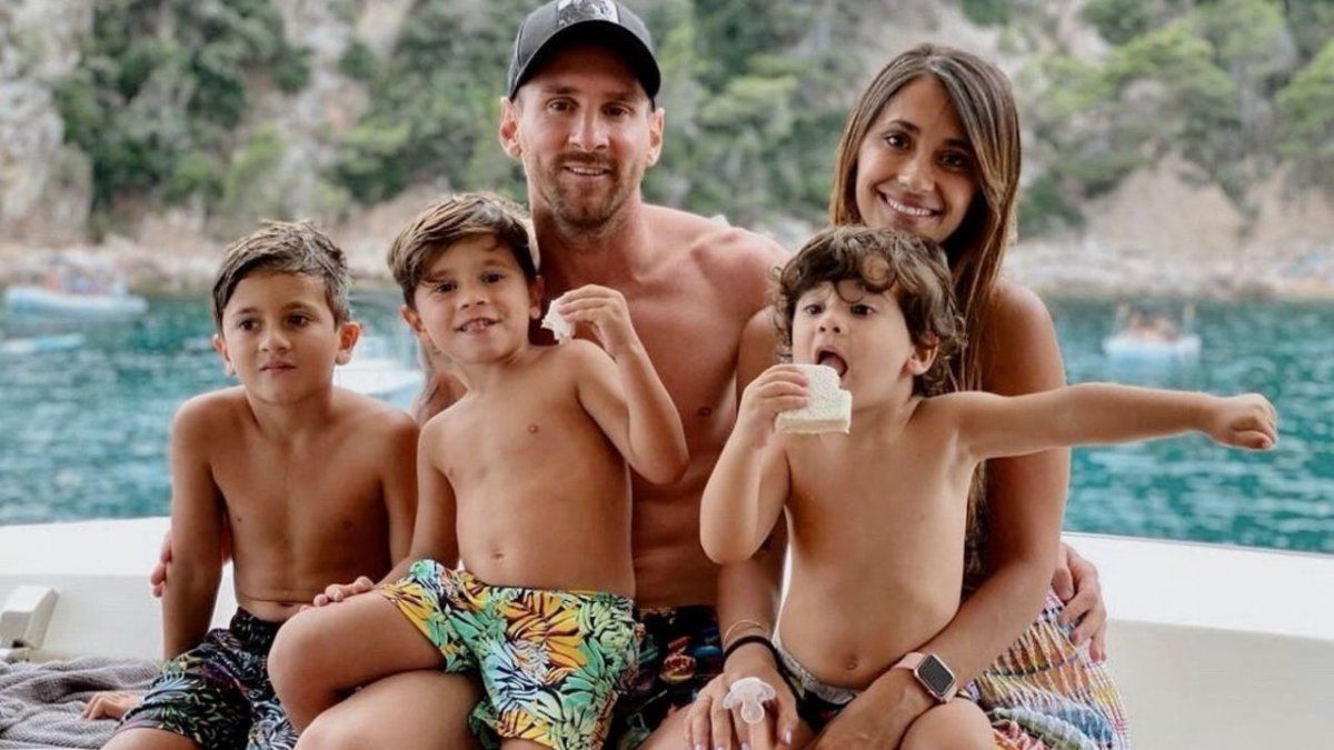 El festejo de los hijos de Messi que se volvió viral.