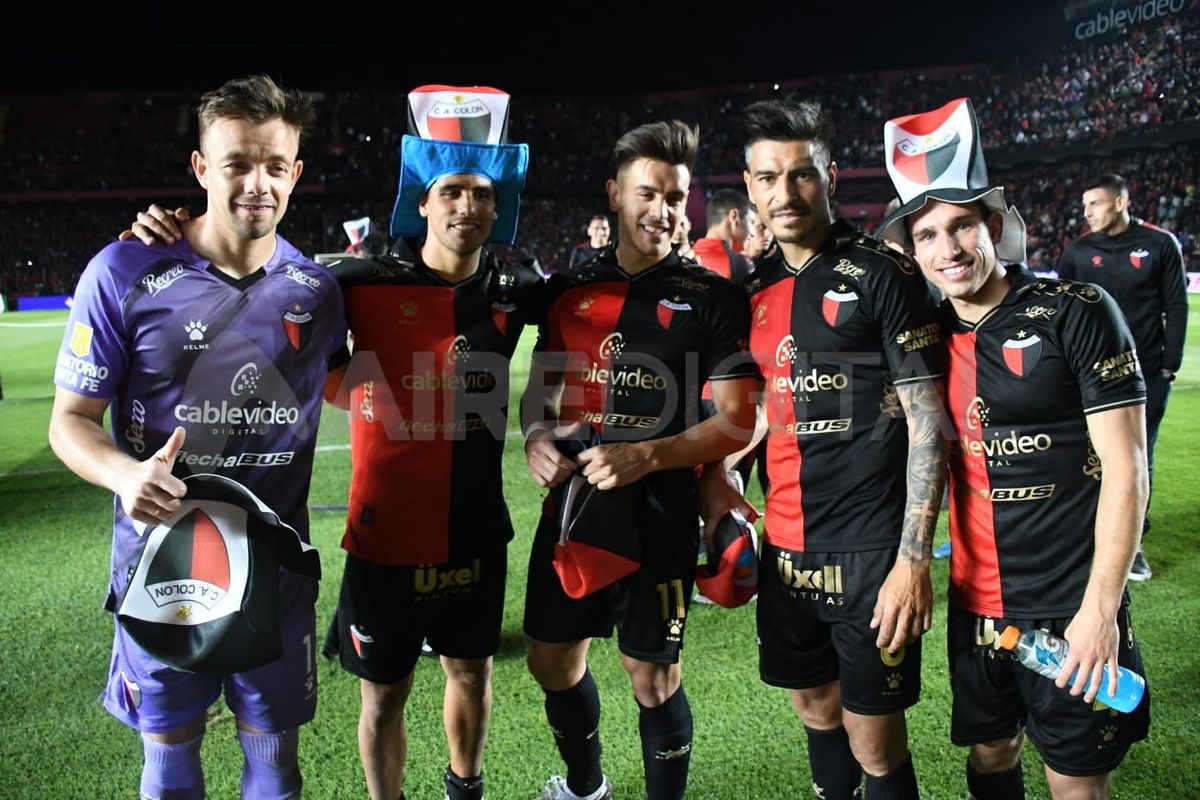 Sangre de campeones: Burián, Leguizamón, Castro, Goltz y Mura.