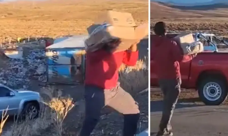 tragedia en la ruta 40: murio un camionero y lo saquearon mientras aun estaba agonizando tragedia en la ruta 40: murio un camionero y lo saquearon mientras aun estaba agonizando