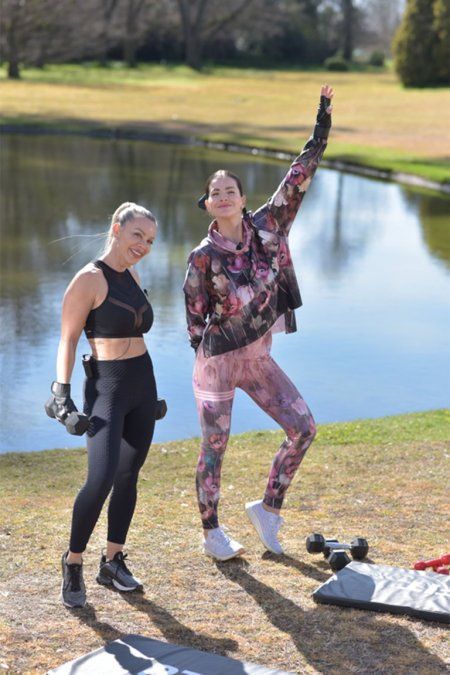 La China Suárez y Eugenia.