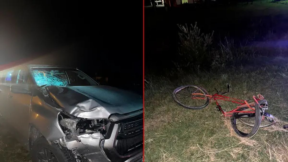 En el choque en el que murió un hombre de 69 años estuvieron involucradas una Toyota Hilux y una bicicleta.