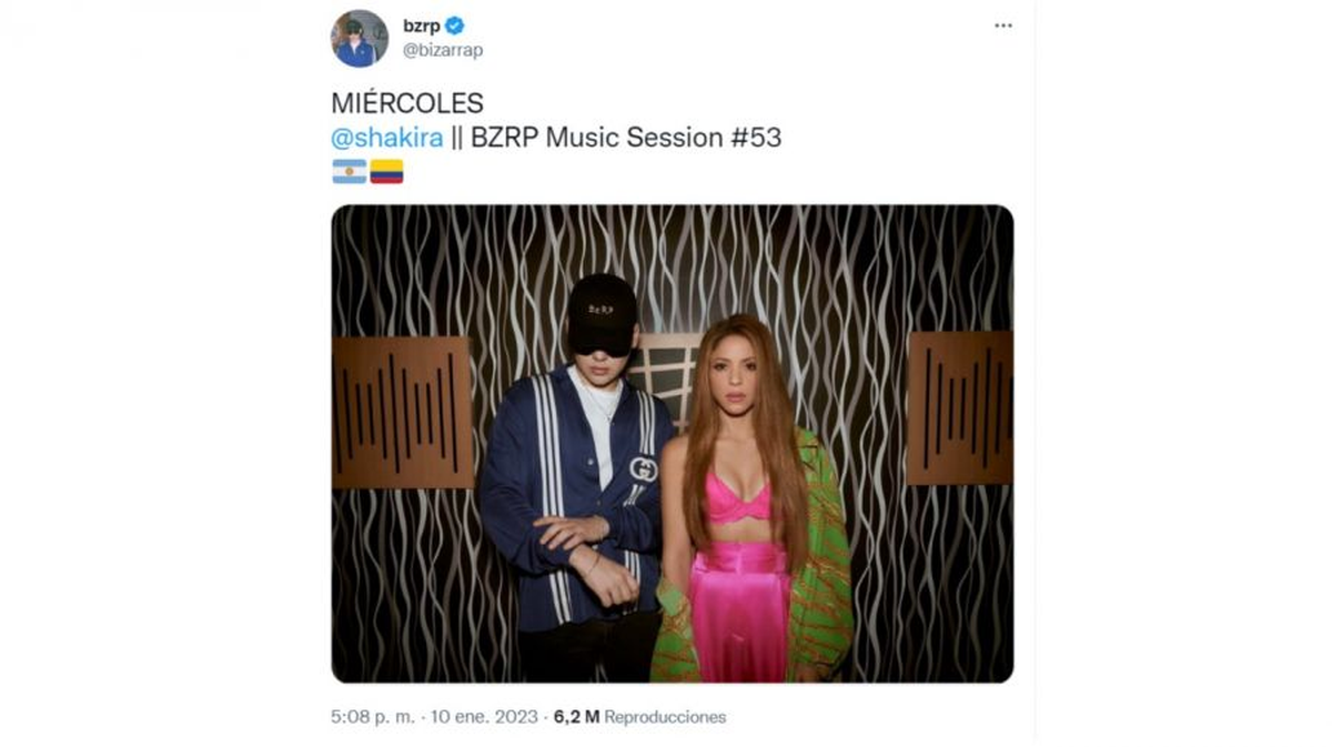 Bizarrap anunció una nueva Music Session con Shakira.