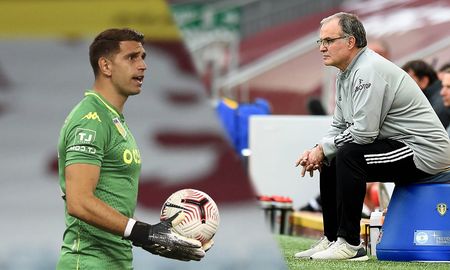 Gran actuación de Martínez para la victoria del Aston Villa al Leeds de Marcelo Bielsa. Gran actuación de Martínez para la victoria del Aston Villa al Leeds de Marcelo Bielsa.