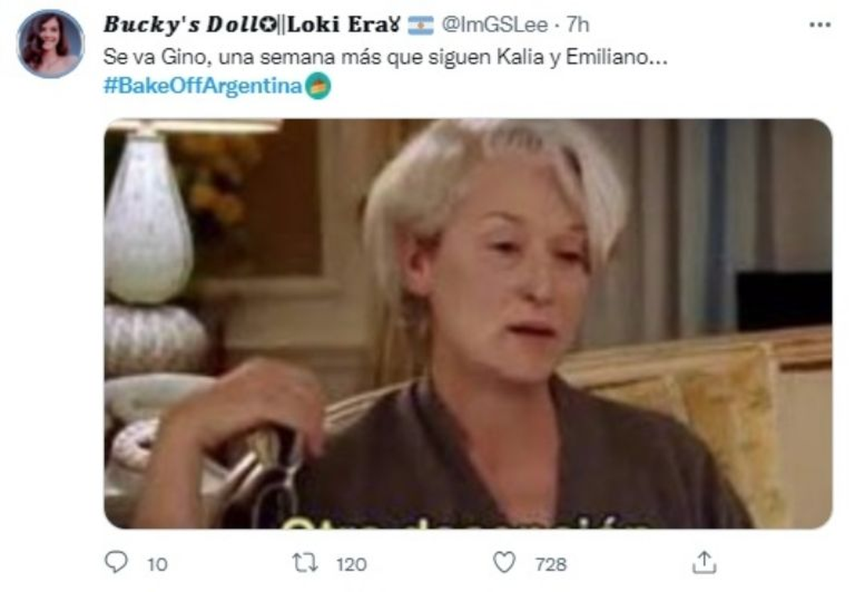 Gino fue eliminado de Bake Off Argentina y llovieron los memes en las redes.