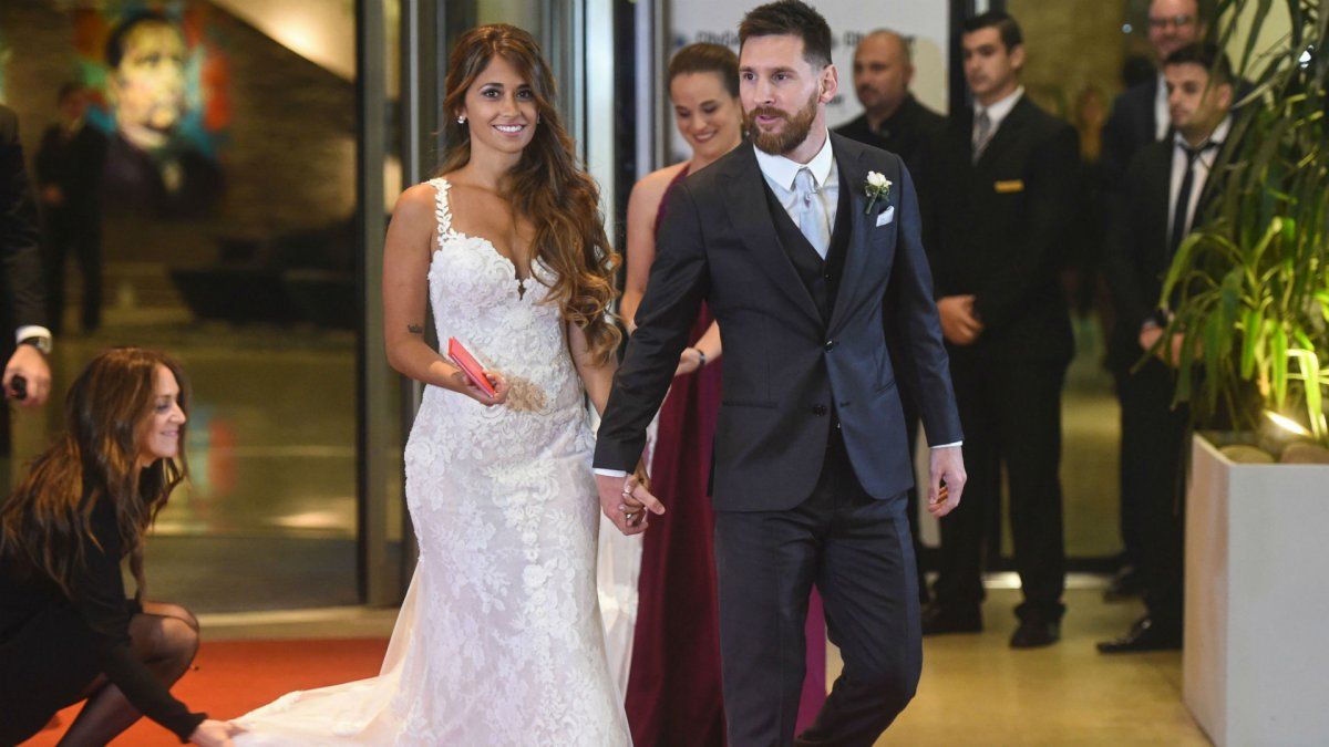 Lionel Messi y Antonela Roccuzzo celebran sus cuatro años de casados.