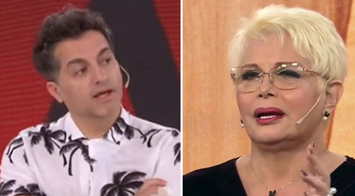 El conductor discuti&oacute; con Andrea Taboada luego de que la panelista defendiera a la capoc&oacute;mica.