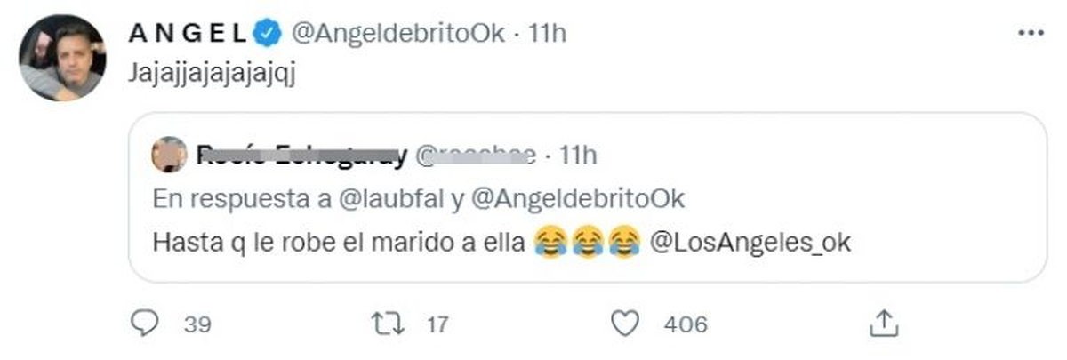 &Aacute;ngel de Brito dispar&oacute; un picante comentario contra Mery del Cerro.&nbsp;