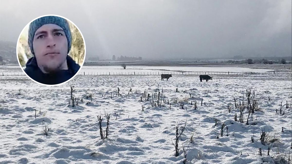 La Patagonia argentina vive una intensa nevada este invierno. Aire de Santa Fe habl&oacute; con&nbsp;Mat&iacute;as Ossorio
