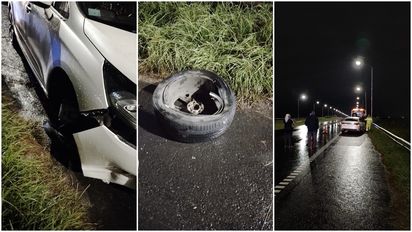 Inseguridad en la autopista Rosario-Santa Fe: dos familias fueron asaltadas mientras cambiaban una rueda del auto 