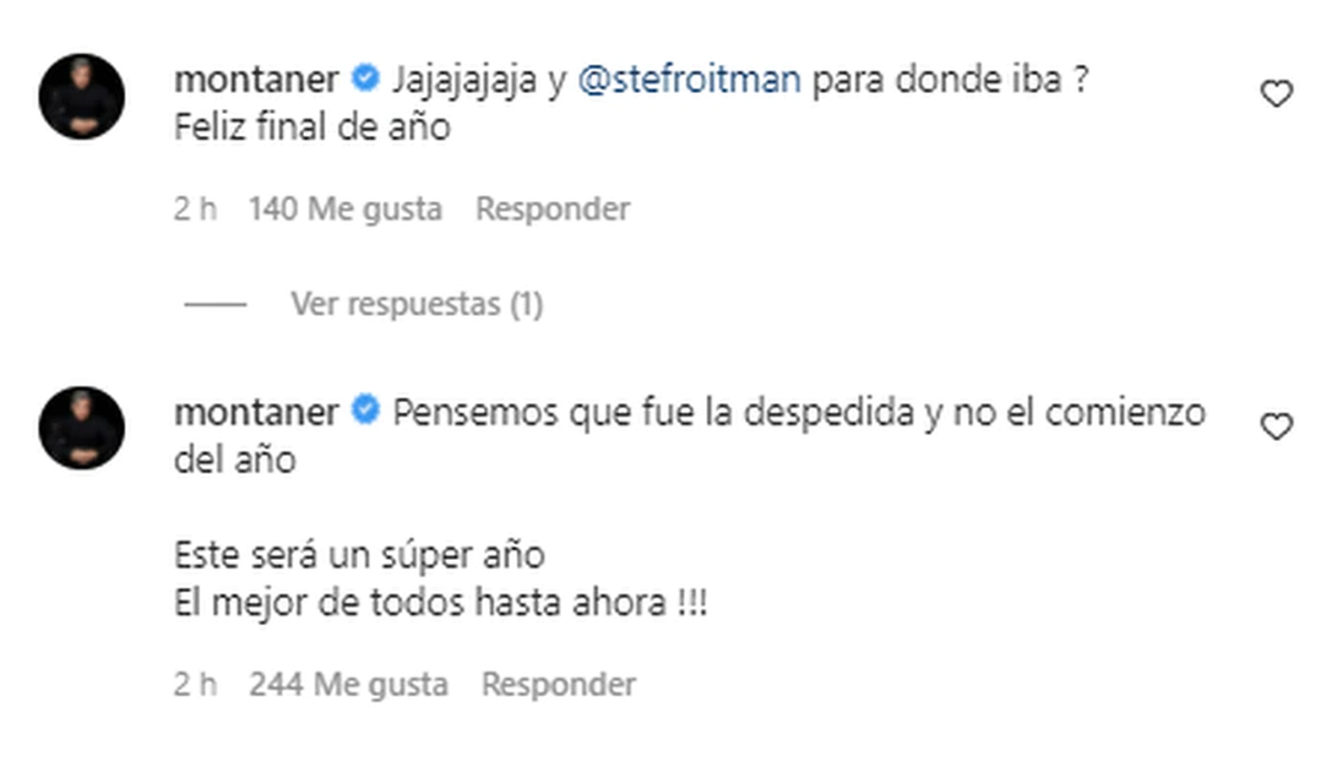 Ricardo Montaner dejó un cómico comentario en el video del incidente.