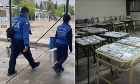 Entró al cuarto oscuro y orino las boletas de todos los candidatos Entró al cuarto oscuro y orino las boletas de todos los candidatos
