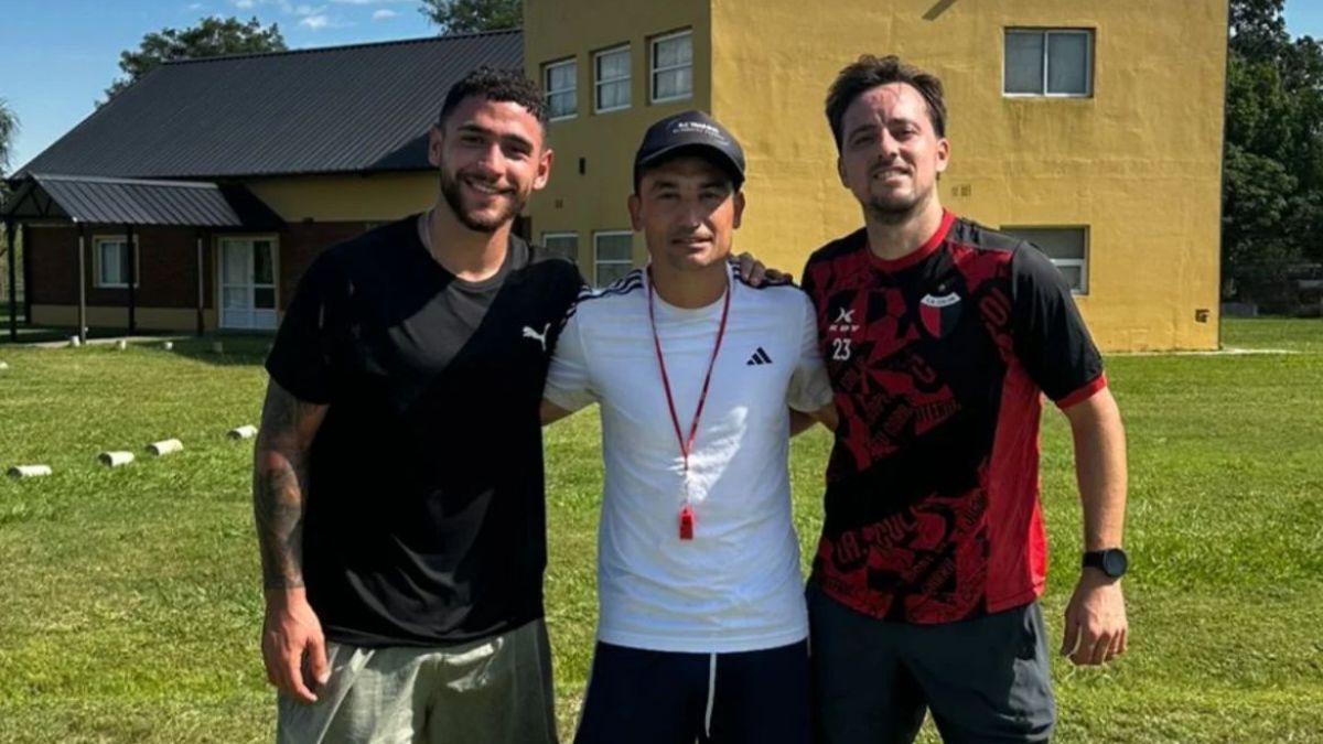 Christian Bernardi y otros dos ex Colón se entrenan de manera particular en Santa Fe.