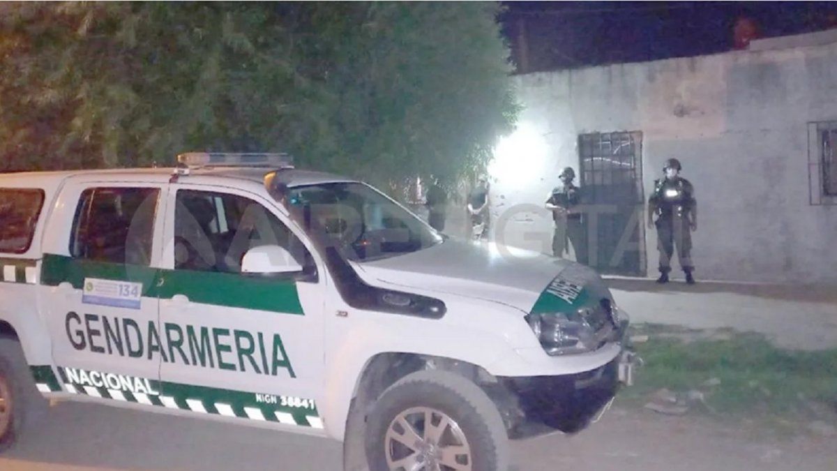 El allanamiento fue ejecutado por Gendarmería Nacional.