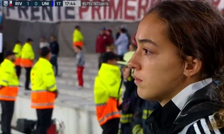 Delfina Lombardi, alcanzapelotas de River, fue crucial en el gol de Nacho Fernández ante Unión. Delfina Lombardi, alcanzapelotas de River, fue crucial en el gol de Nacho Fernández ante Unión.