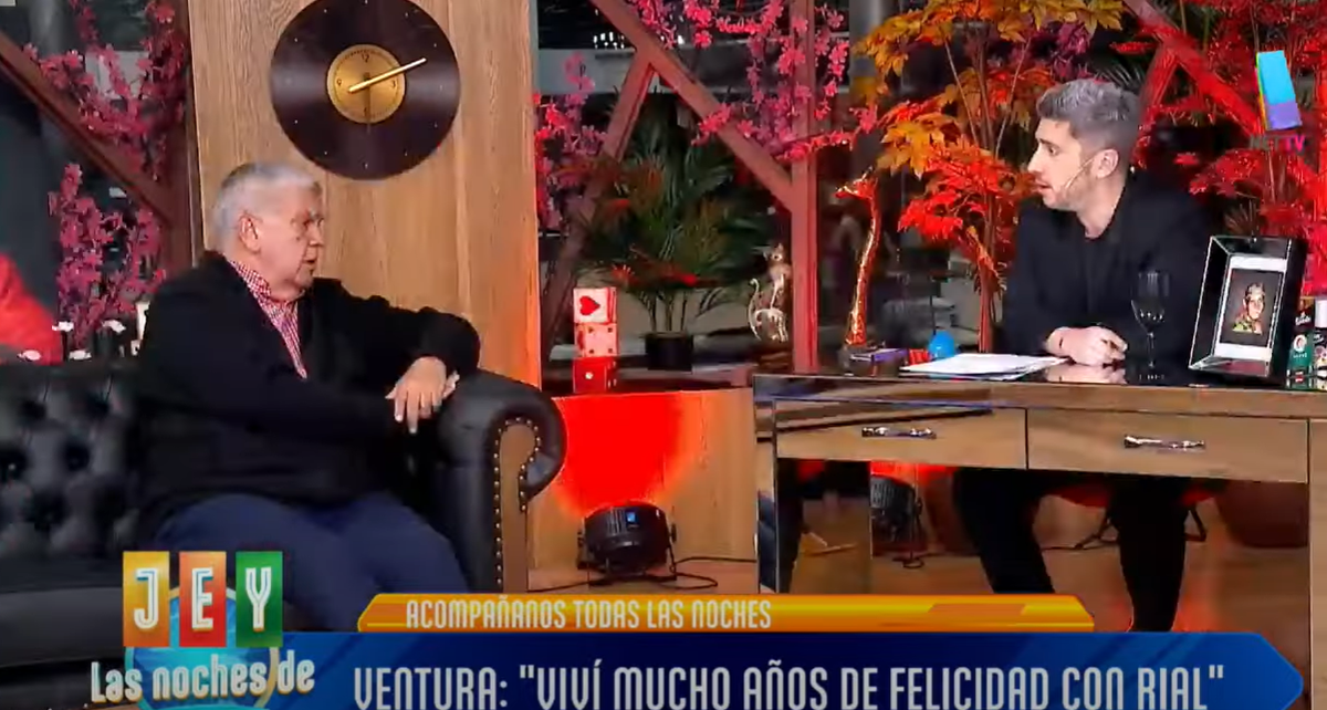 Luis Ventura reveló en "Las noches de Jey" la enemistad con Jorge Rial y dejó abierta la posibilidad de un reencuentro. Luis Ventura reveló en "Las noches de Jey" la enemistad con Jorge Rial y dejó abierta la posibilidad de un reencuentro.