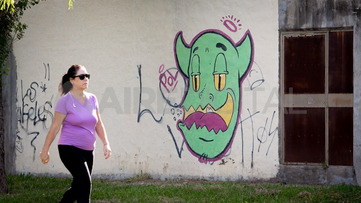 Uno de los murales de Pol que se pueden encontrar en Barrio Guadalupe.