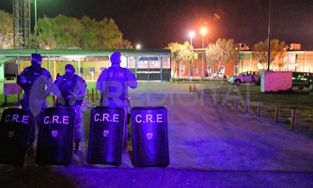 Personal de Seguridad penitenciaria fuera del penal ubicado en el sur provincial. Personal de Seguridad penitenciaria fuera del penal ubicado en el sur provincial.