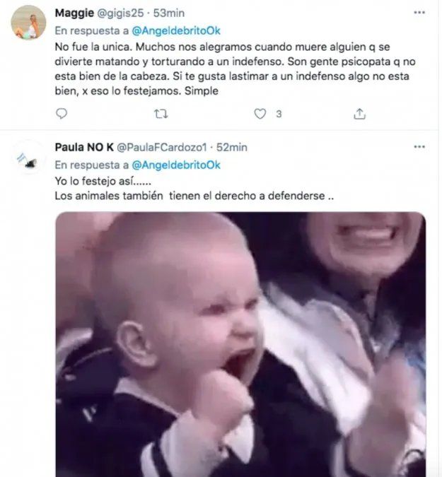 La repercusión en las redes