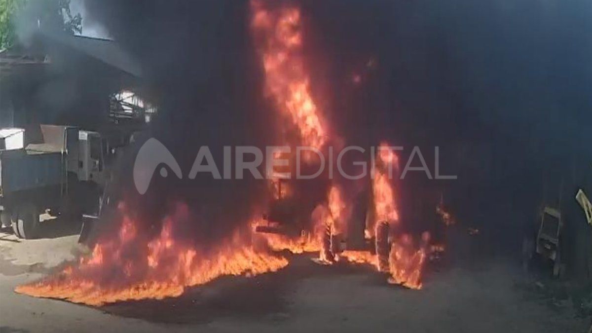 El fuego se volvió voraz y destruyó todo.