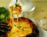 Zapallo relleno con verduras. Zapallo relleno con verduras.
