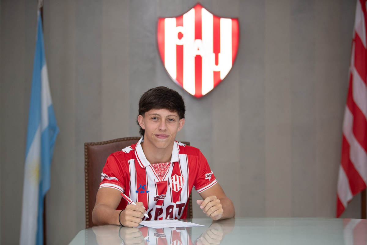 Tomás D’Amico, ex jugador de Newell's que llegó a Unión. Tomás D’Amico, ex jugador de Newell's que llegó a Unión.