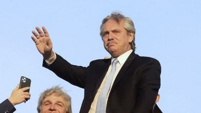 Alberto Fernández despidió en Twitter a Osvaldo 