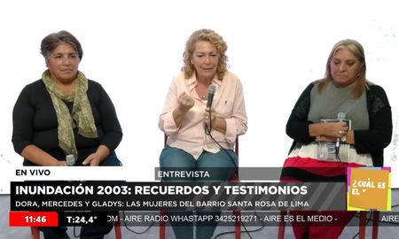 Dora López, Mercedes Martorell y Gladys Cóceres Dora López, Mercedes Martorell y Gladys Cóceres