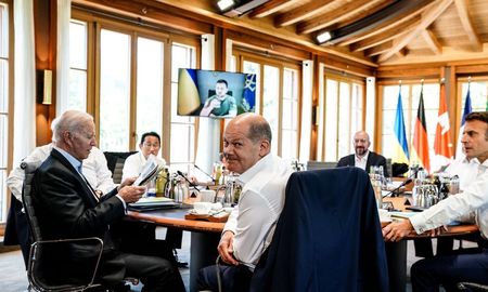 Zelenski habló con los líderes del G7. Zelenski habló con los líderes del G7.