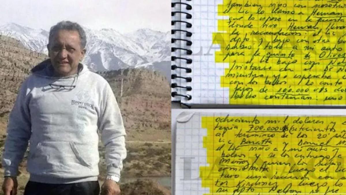 Causa de los Cuadernos: el Tribunal incorporó como prueba el peritaje que confirma quién los escribió