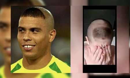 El niño le pide a su padre el corte de Critiano Ronaldo, pero el resultado fue un poco difernete&nbsp;