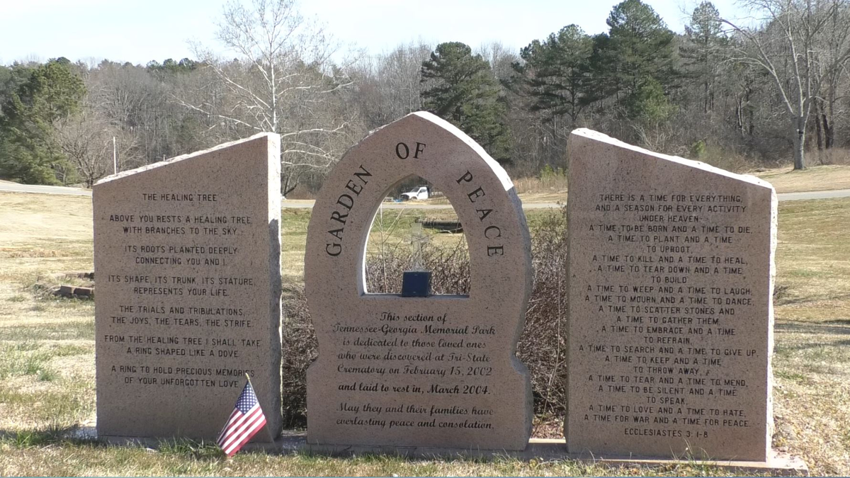 Los cuerpos recuperados hace veinte años ahora residen en el cementerio Tennessee-Georgia Memorial Park.