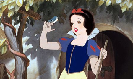 Blancanieves y los siete enanitos de Disney.