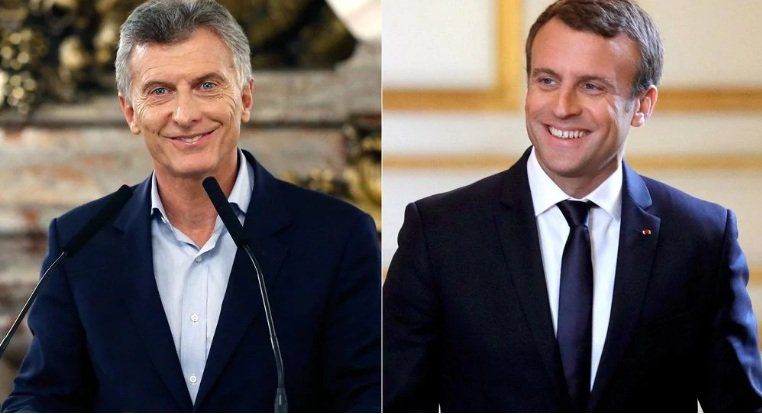 Mauricio Macri y Emmanuel Macron acordaron una reunión bilateral