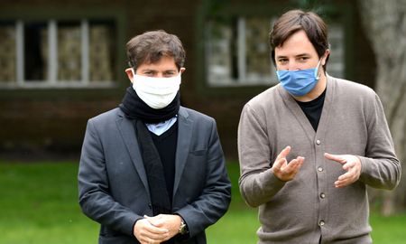 El gobernador de Buenos Aires, Axel Kicillof y el viceministro de Salud de esa provincia, Nicolás Kreplak. El gobernador de Buenos Aires, Axel Kicillof y el viceministro de Salud de esa provincia, Nicolás Kreplak.