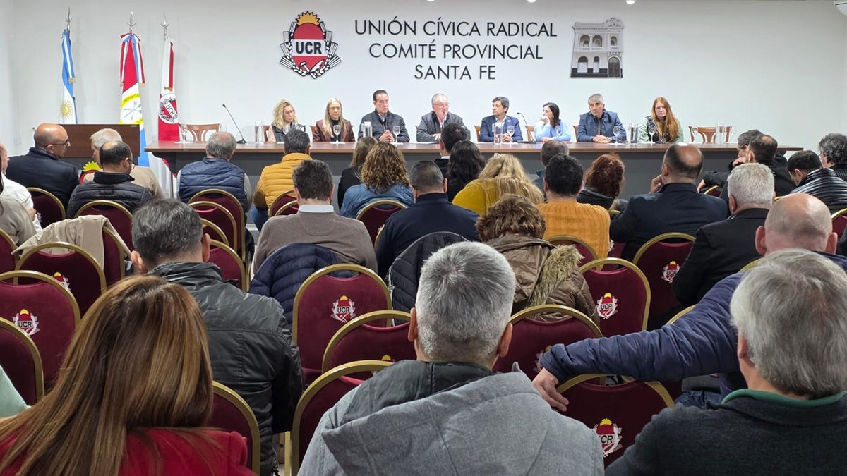 Quedó conformada la mesa de conducción de la UCR provincial presidida por Felipe Michlig. Quedó conformada la mesa de conducción de la UCR provincial presidida por Felipe Michlig.