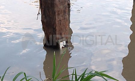 El hidrómetro del Puerto de Santa Fe marca una altura del río de -0,07 metros. El hidrómetro del Puerto de Santa Fe marca una altura del río de -0,07 metros.