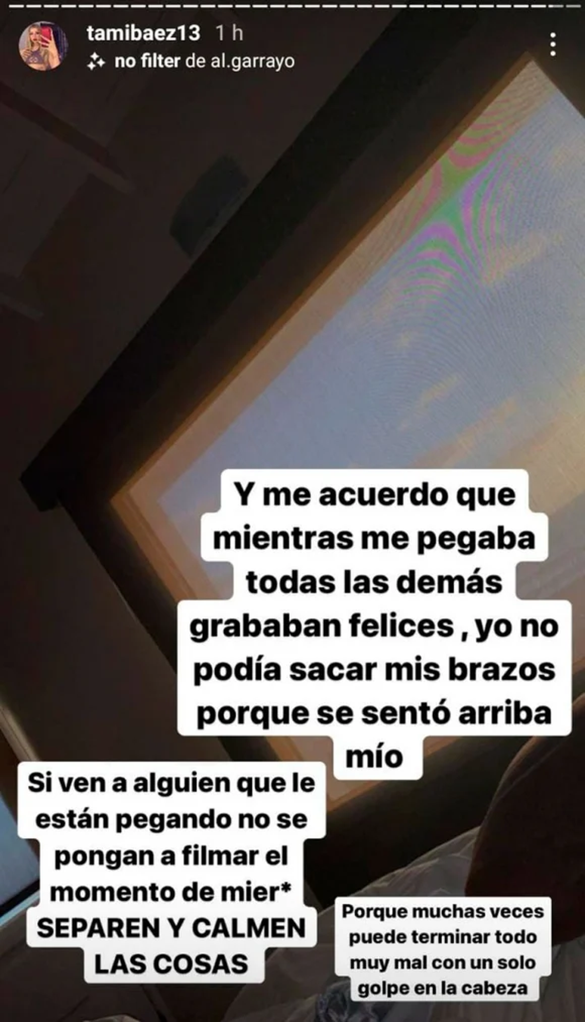 Tamara B&aacute;ez cont&oacute; su experiencia.
